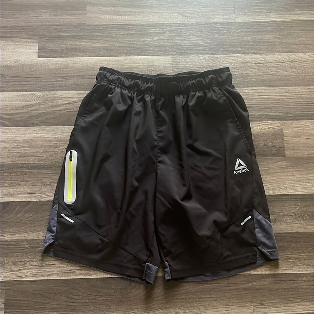 Reebok Men's Black Athletic Shorts